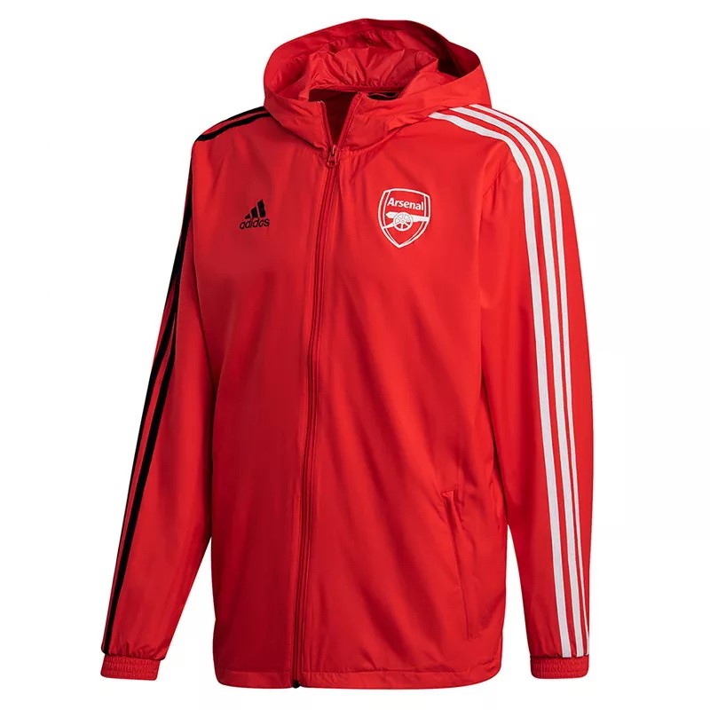 Windjacke Arsenal 2020-21 Rote Fussballtrikots Günstig